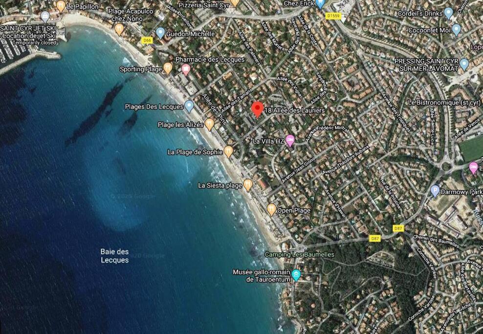 Le Sof Paradis Grand T2 Sur La Plage Des Lecques Сен Сир сюр Мер Екстериор снимка